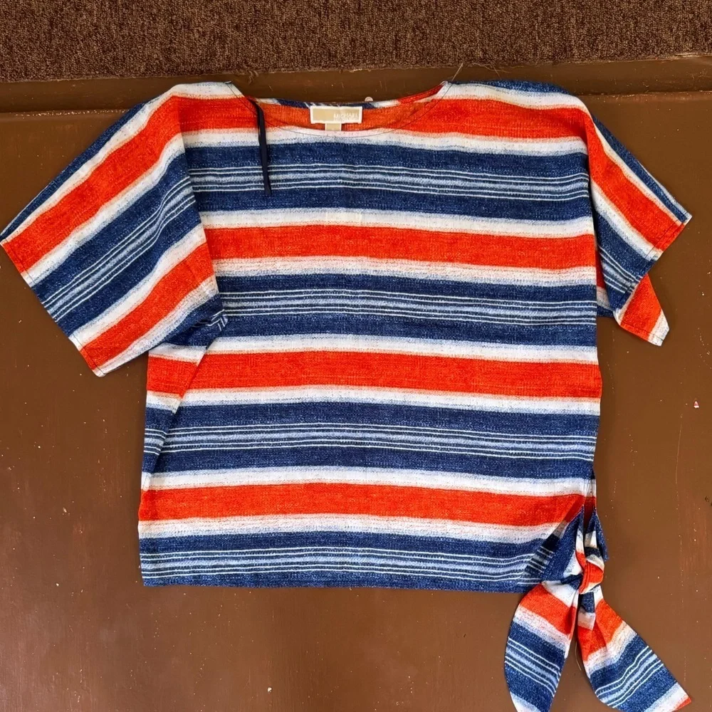 Michael Kors oversized striped shirt - Women’s Small NWT